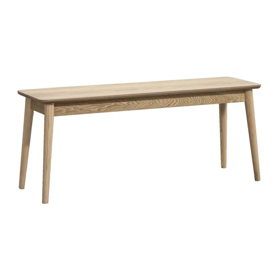 Halbankje Fenna - naturel - 110x32x45 cm