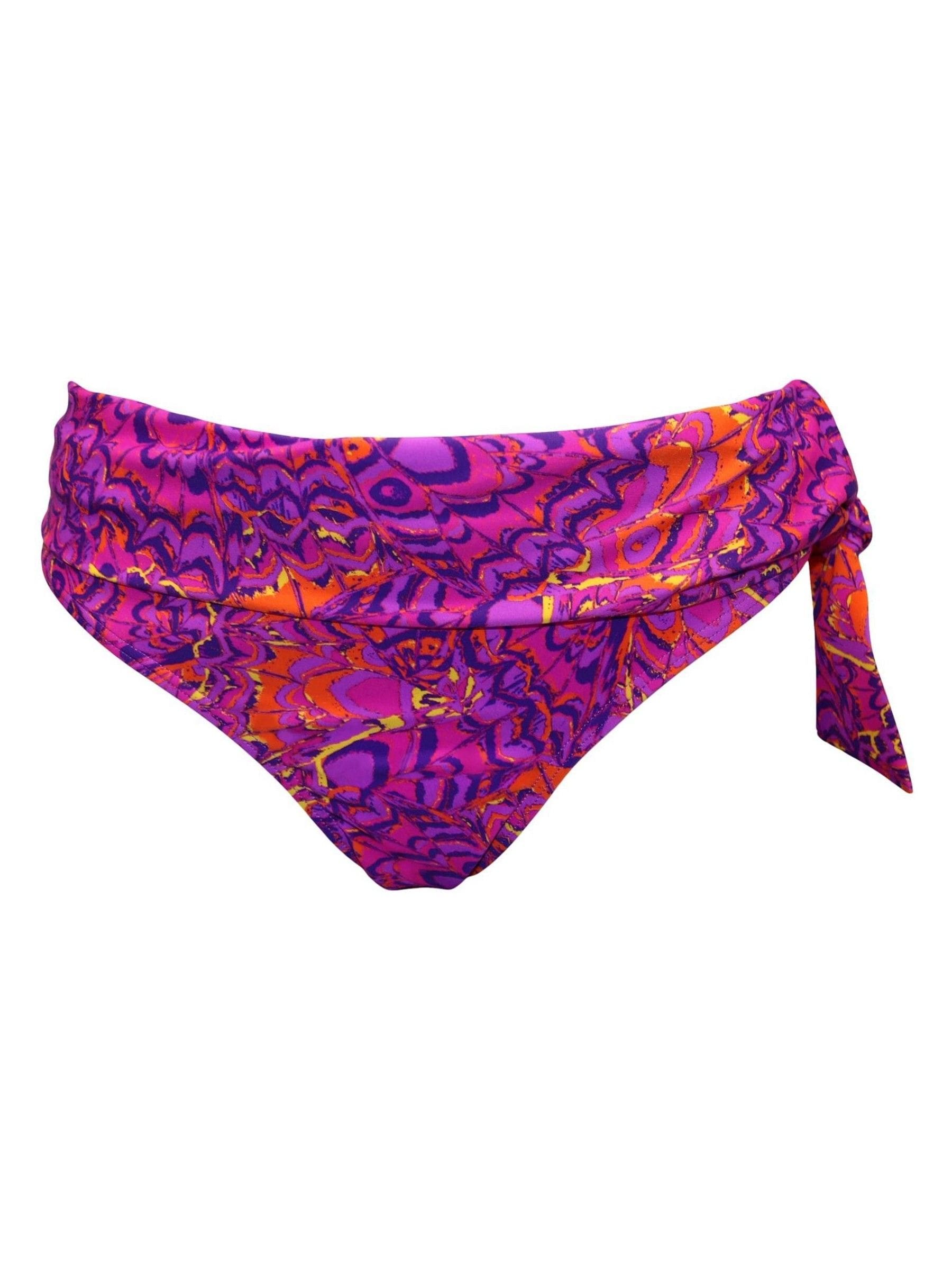 Paars - Pour Moi Bermuda Bikini-broekje met omslag