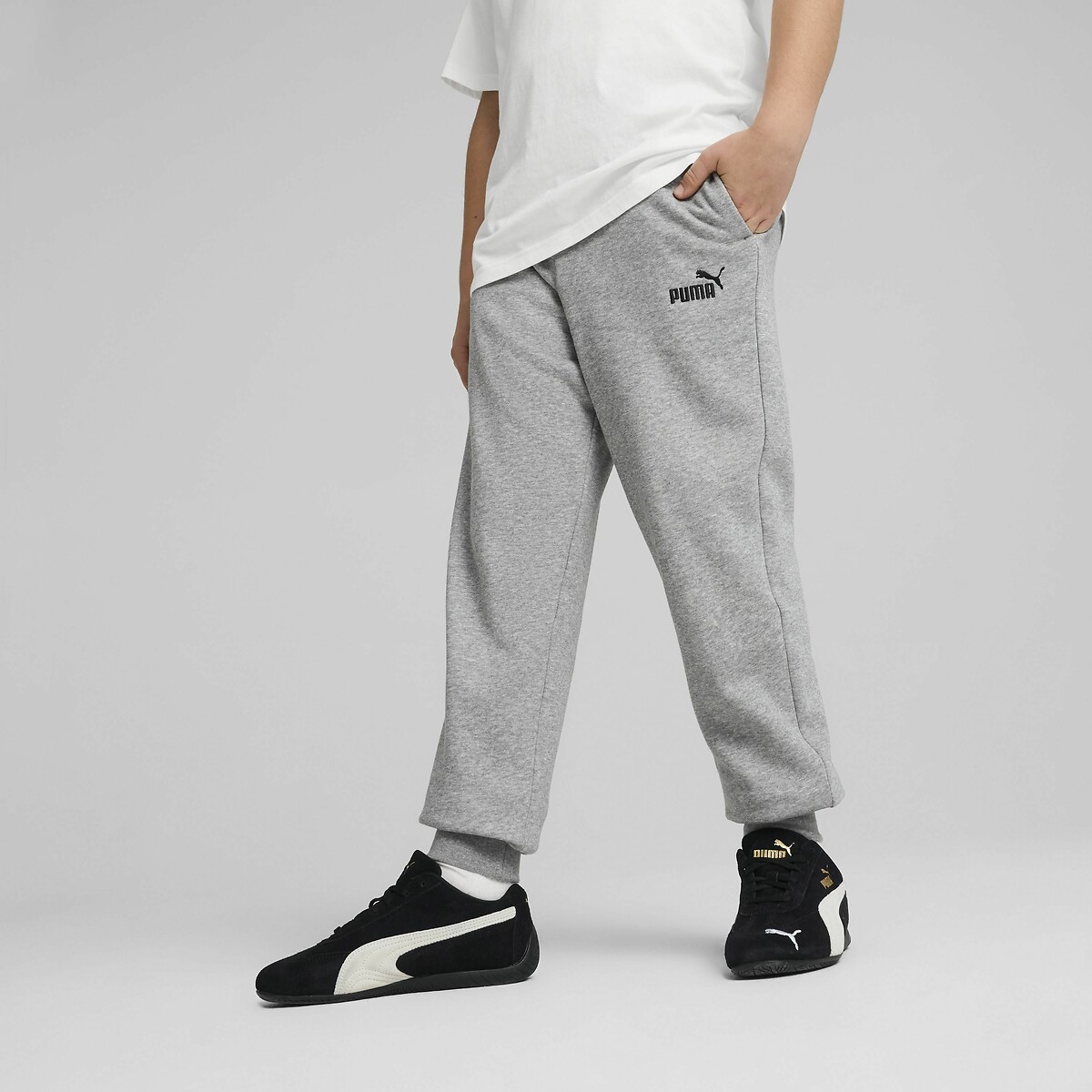 PUMA<br>Calças de moletom achatadas