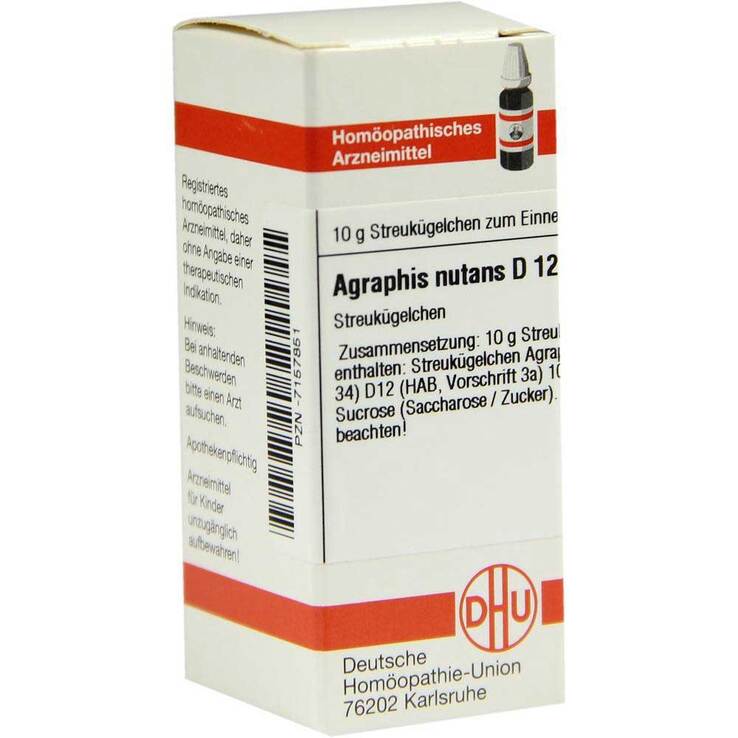 DHU Agraphis Nutans D 12 Globuli, 10 g