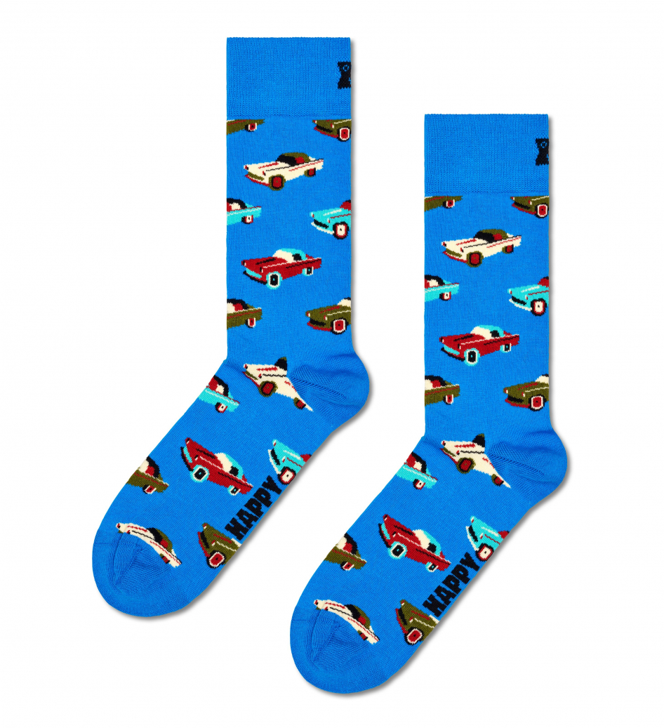 Happy Socks Car Sock Socken in Mehrfarbig