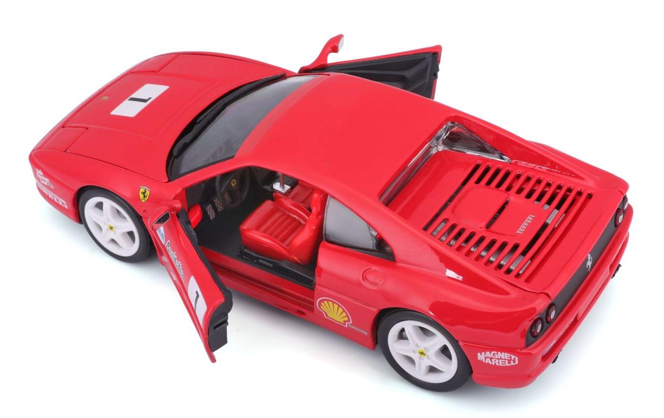 Ferrari Racing F355 Challenge Rot 1:24Sammlermodell im Massstab 1:24