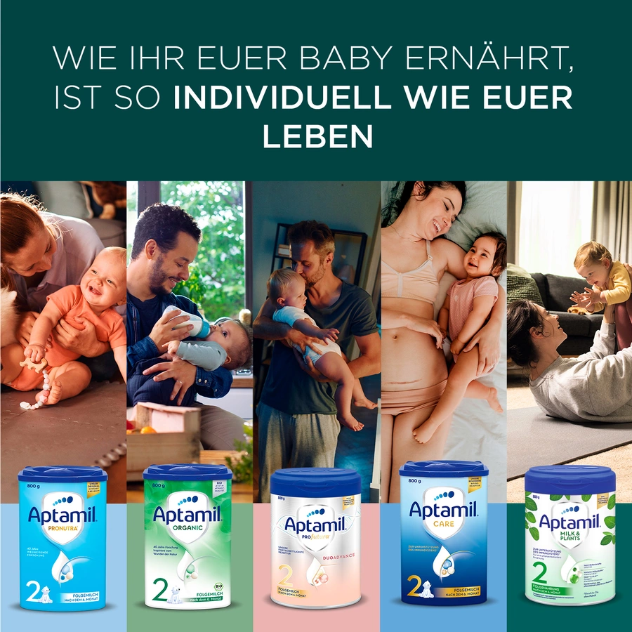 Aptamil Folgenahrung 2 Milk Plants 800 g ab dem 6. Monat