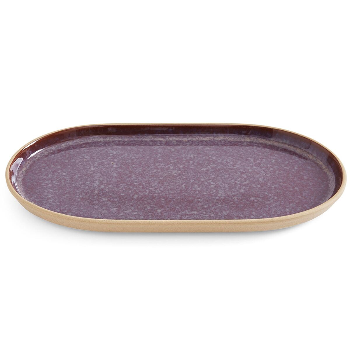 Minerals serveringsfat medium 30,5x16 cm, amethyst