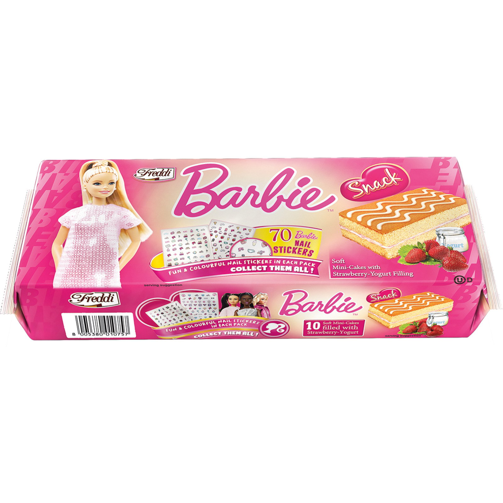 Barbie Snack Strawberry-Yogurt 250 g