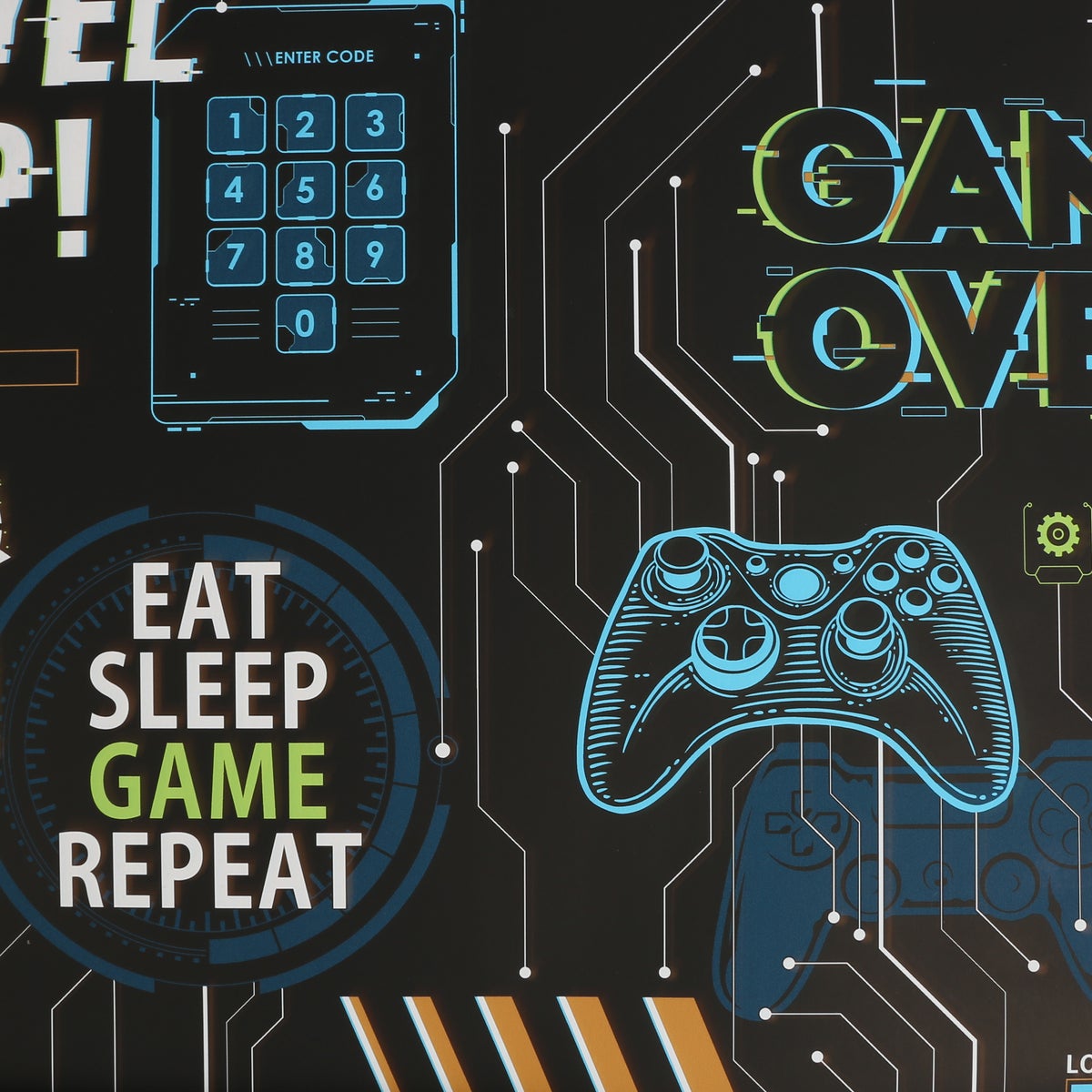 Fresco | Papierbehang - Game Over - 10mx52cm