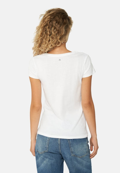 MODAL T-SHIRT MED V-HALS TIL KVINDER
