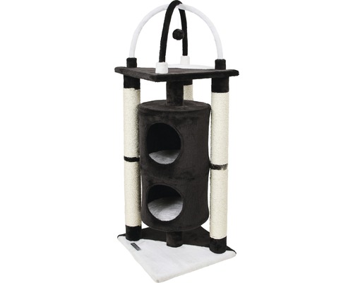 KERBL Onyx krabpaal 38x38x107 cm zwart-wit