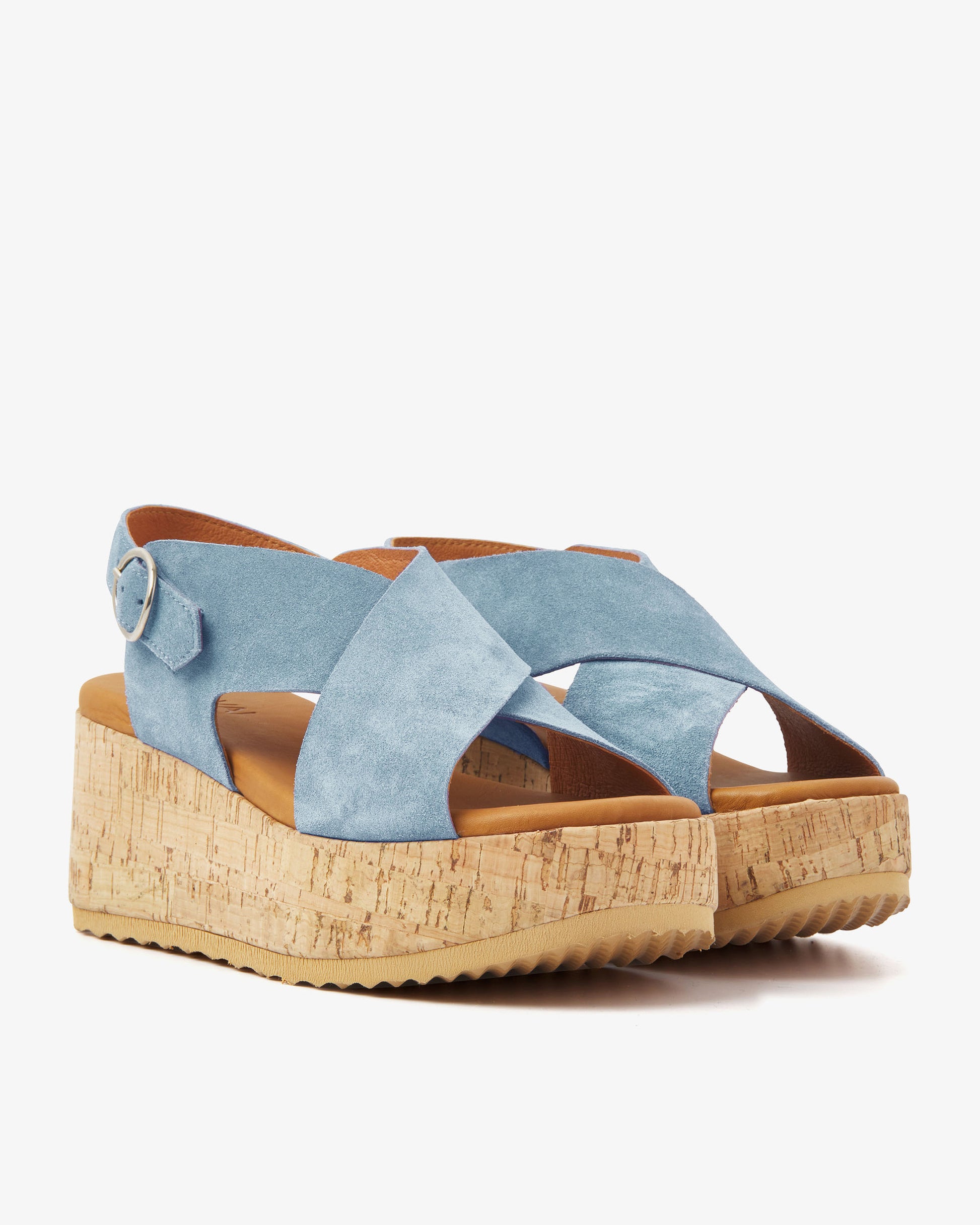 VIA VAI blauwe sandalen Sissel Raise