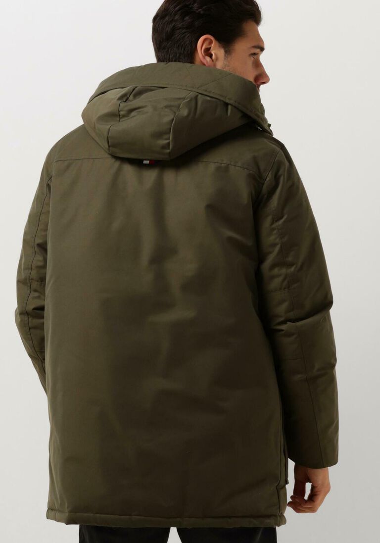 TOMMY HILFIGER donkergroene tommy hilfiger  rockie non fur down parka