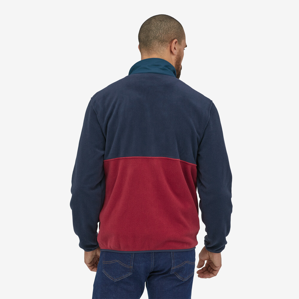 Microdini Herren-Fleecepullover mit halbem Reißverschluss