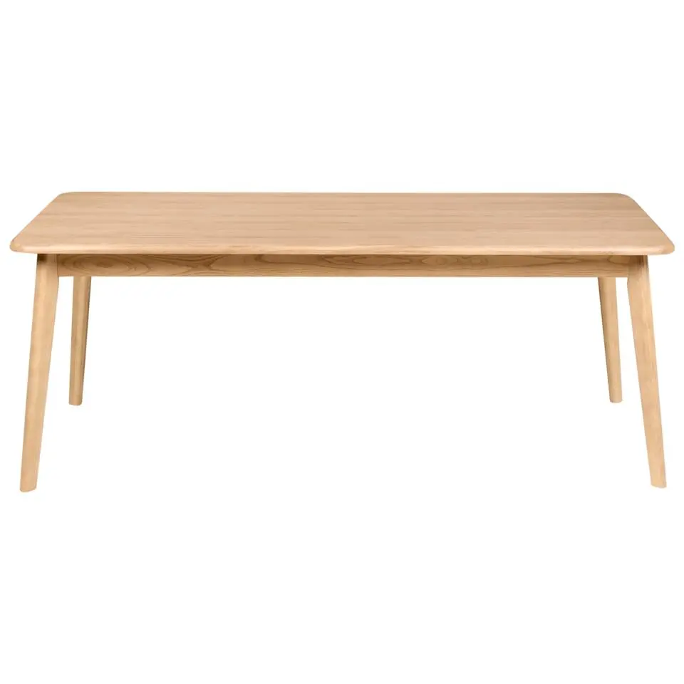 KEHO - Eettafel - Licht eikenhout - 200 x 90 cm - MDF