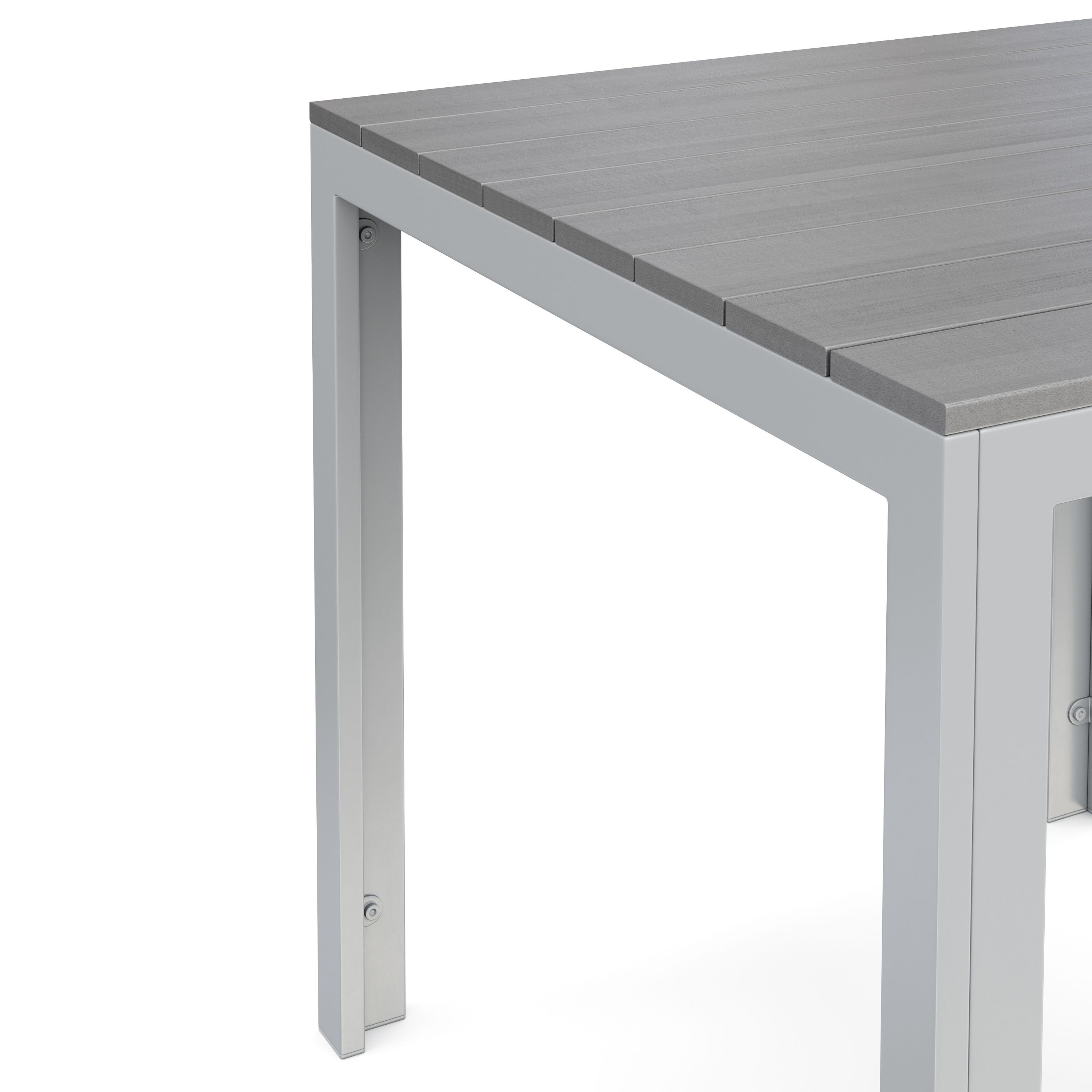 Gartentisch NELI 80 x 80 cm grau