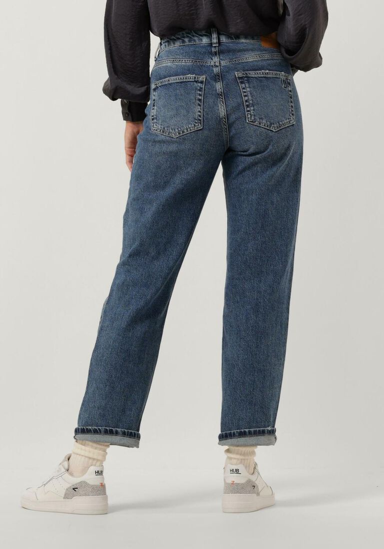 MY ESSENTIAL WARDROBE blauwe my essential wardrobe straight leg jeans tusamw 140 high straight y