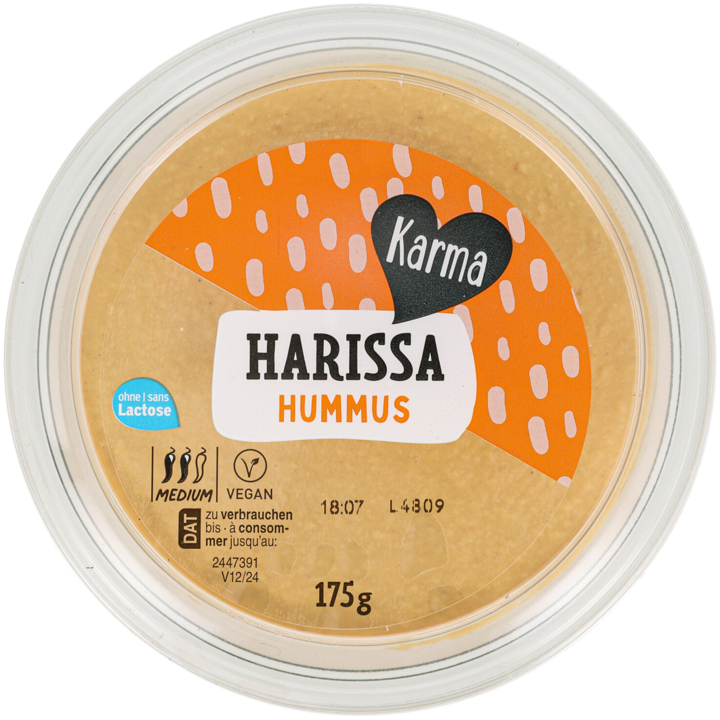 Karma Hummus Oriental Harissa