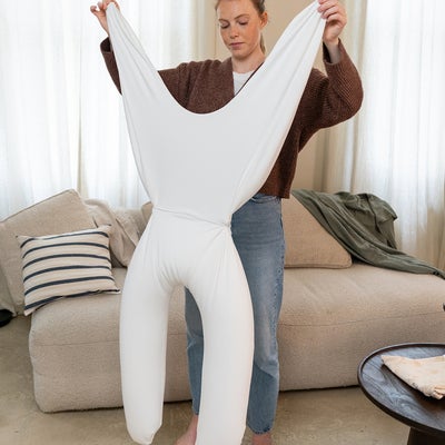 Doomoo  Amme- & Gravidpute 2-i-1, Quilt Creme Blomma