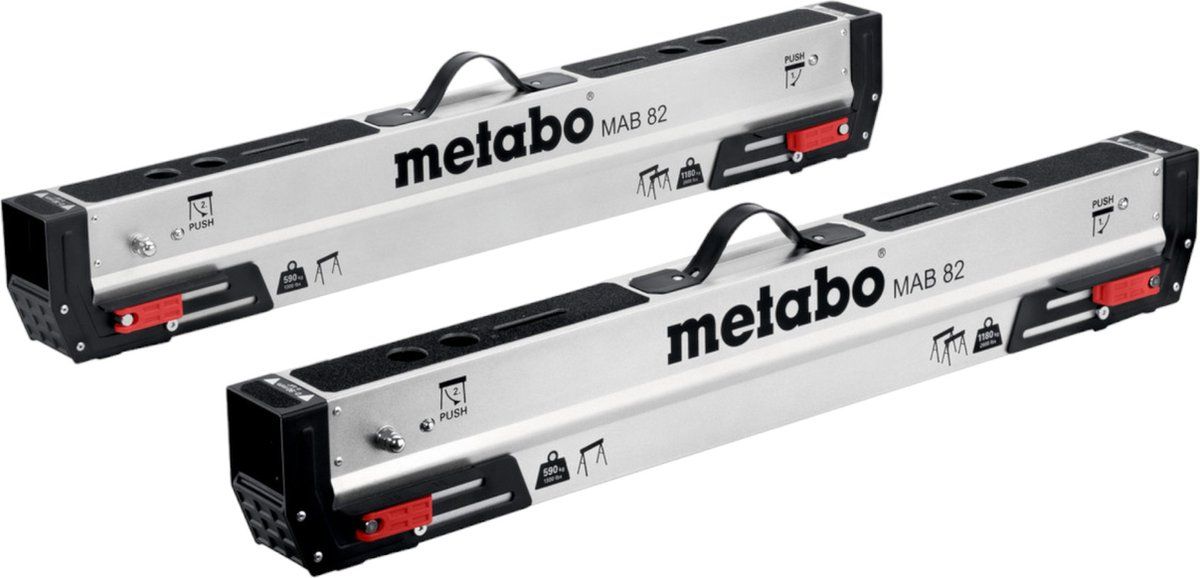 Metabo MAB 82 stalen schragen set - 626990000 - draagvermogen 1180kg per paar