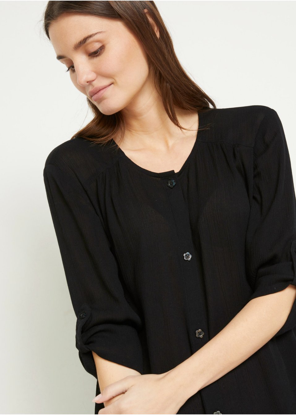 Robe caftan en viscose