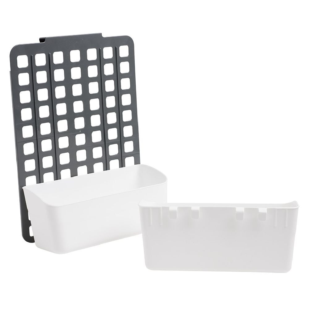 Rangement de porte ajustable gris