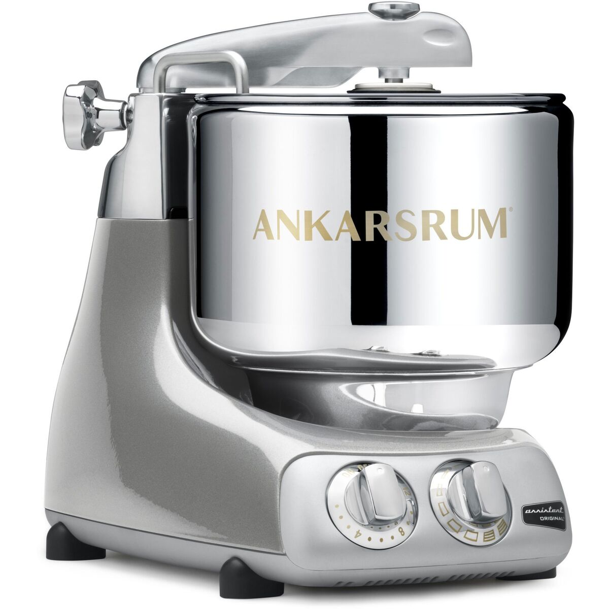 AKM 6230 kjøkkenmaskin med iskremmaskin, silver