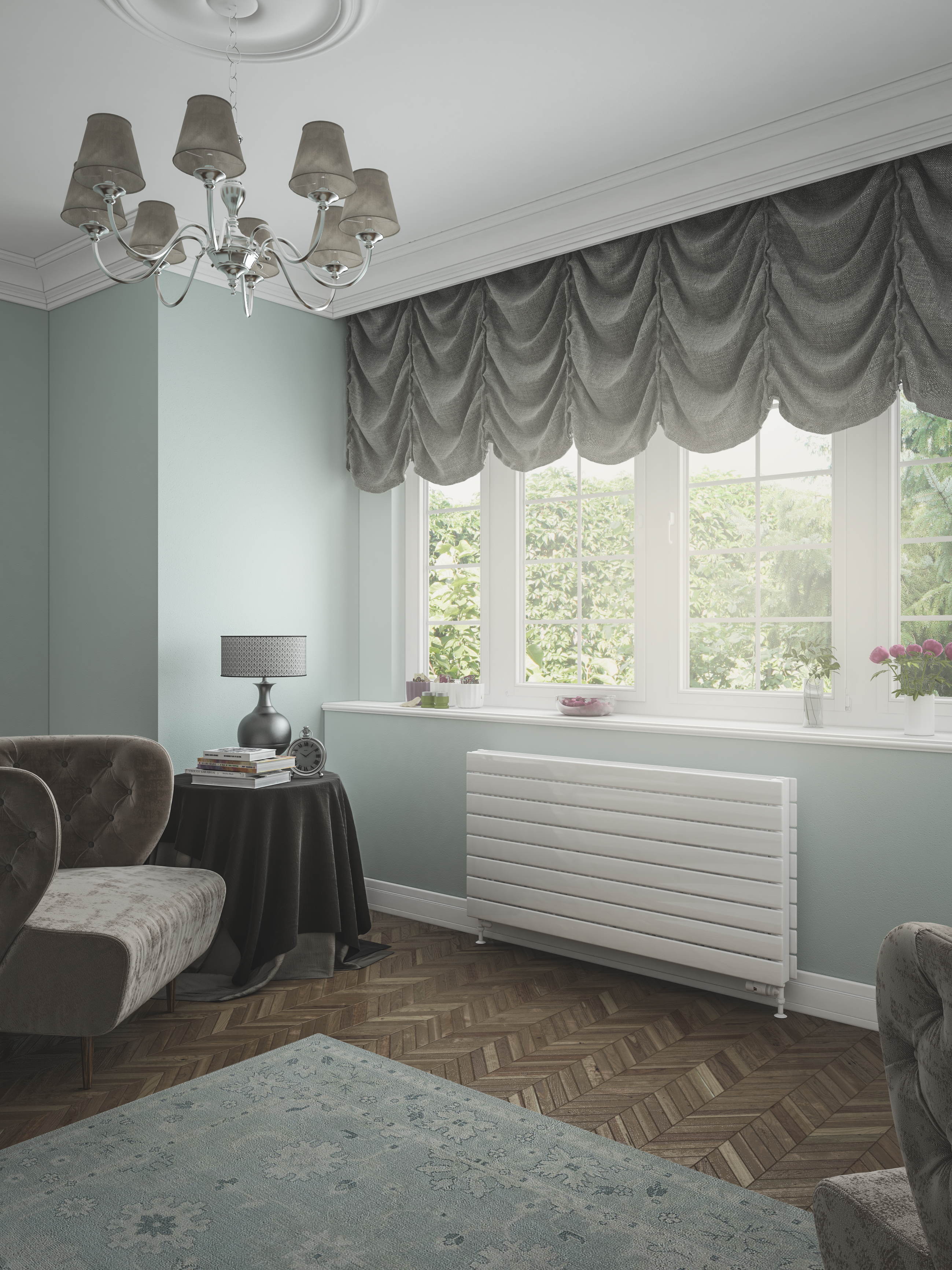 Eastbrook Addington type 22 radiator 120x60cm staal 2519W wit glans