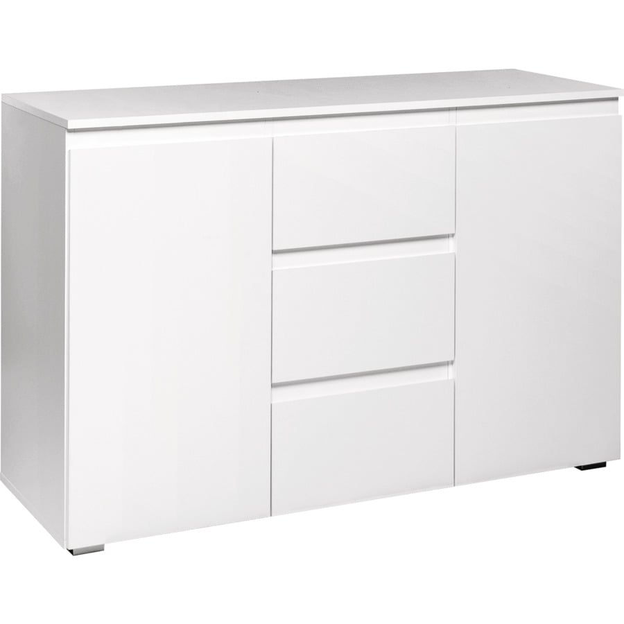 Salontisch Shark Melamin weiss 100 x 40 x 60 cm