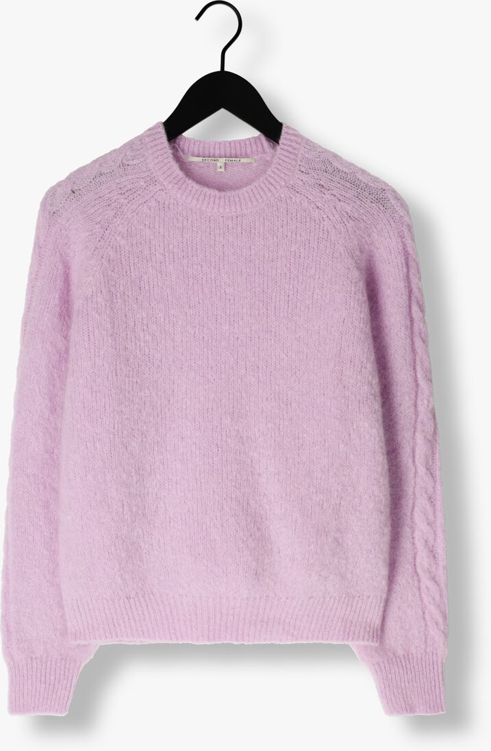 SECOND FEMALE lila second female trui millian knit o-neck