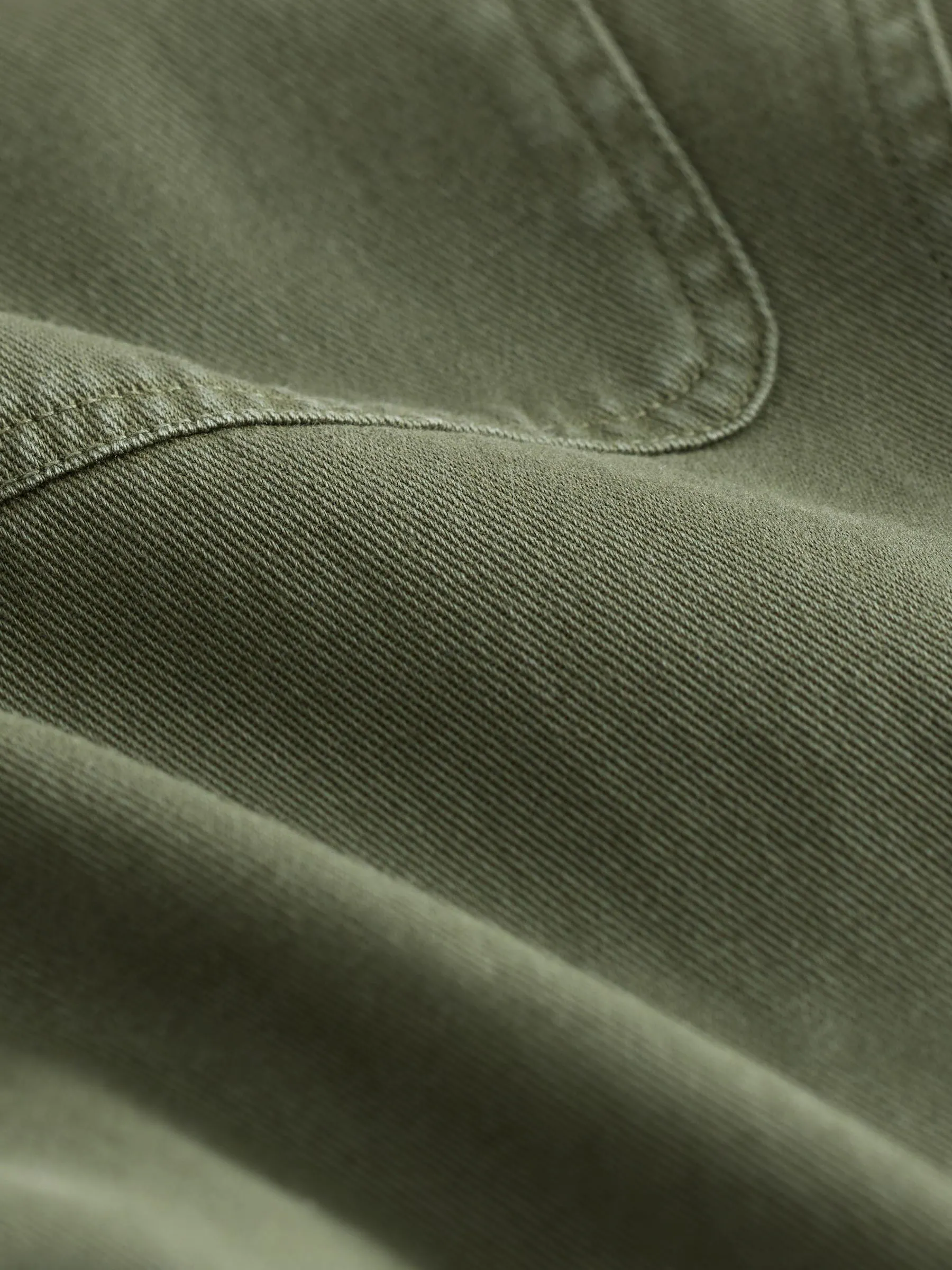 Groen - Chore Twill Shacket Overshirt
