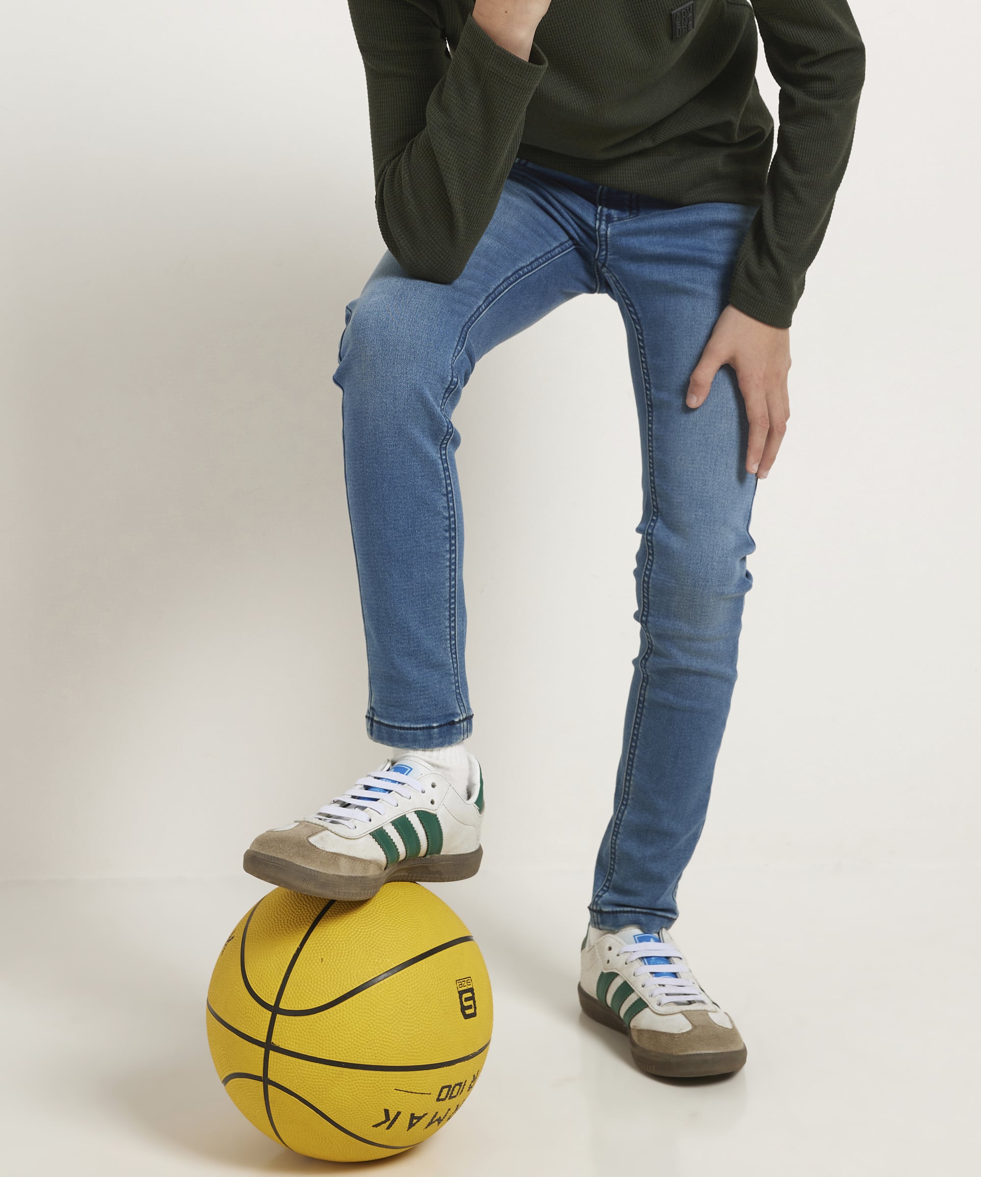 super skinny fit jogg jeans - mid