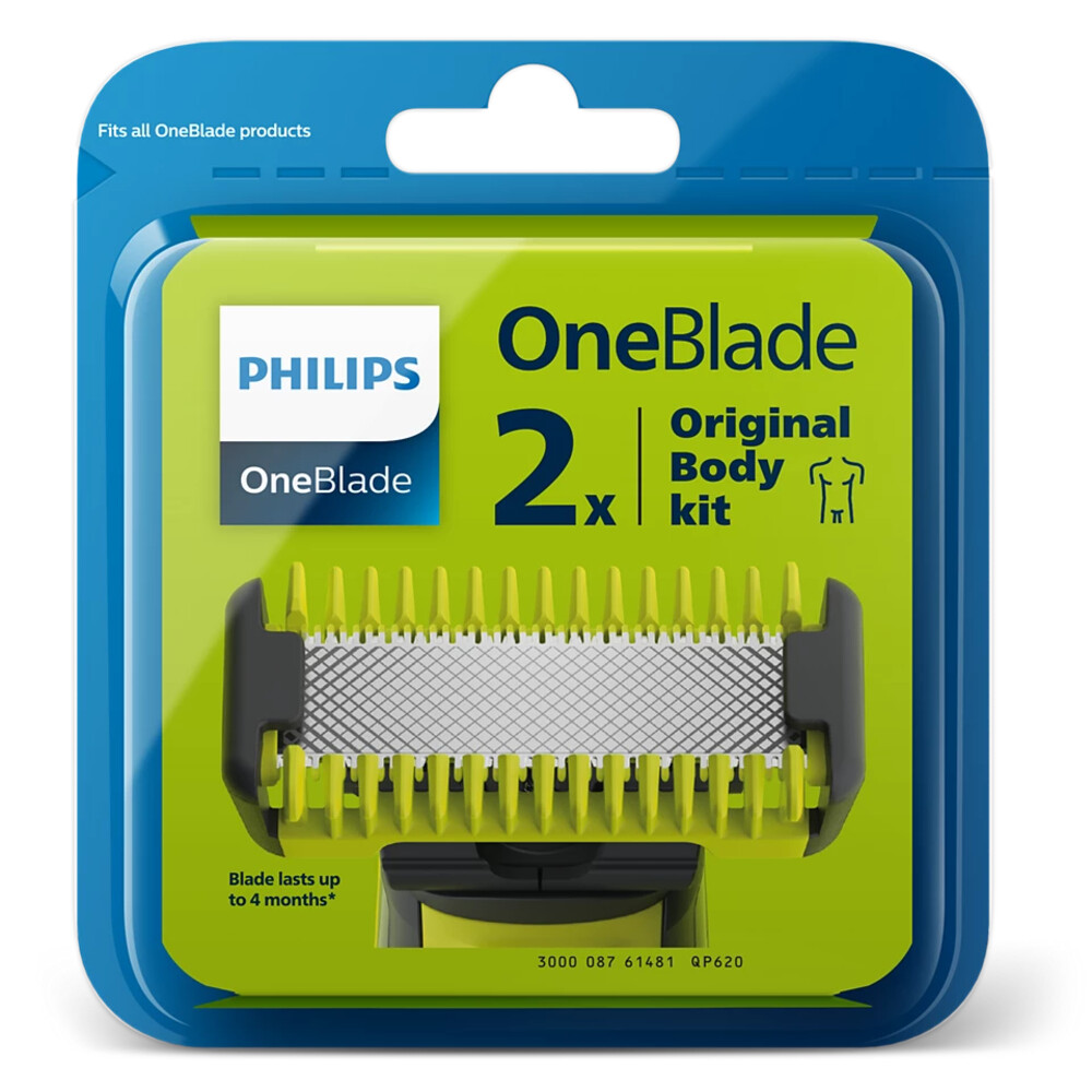 Philips Vervangend Mesje OneBlade QP620/502 stuks