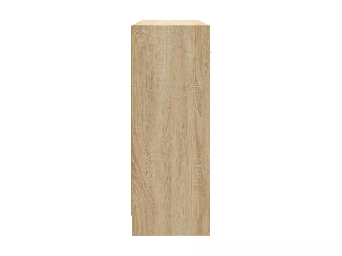 Buffet chêne sonoma 91x28x75 cm bois d'ingénierie