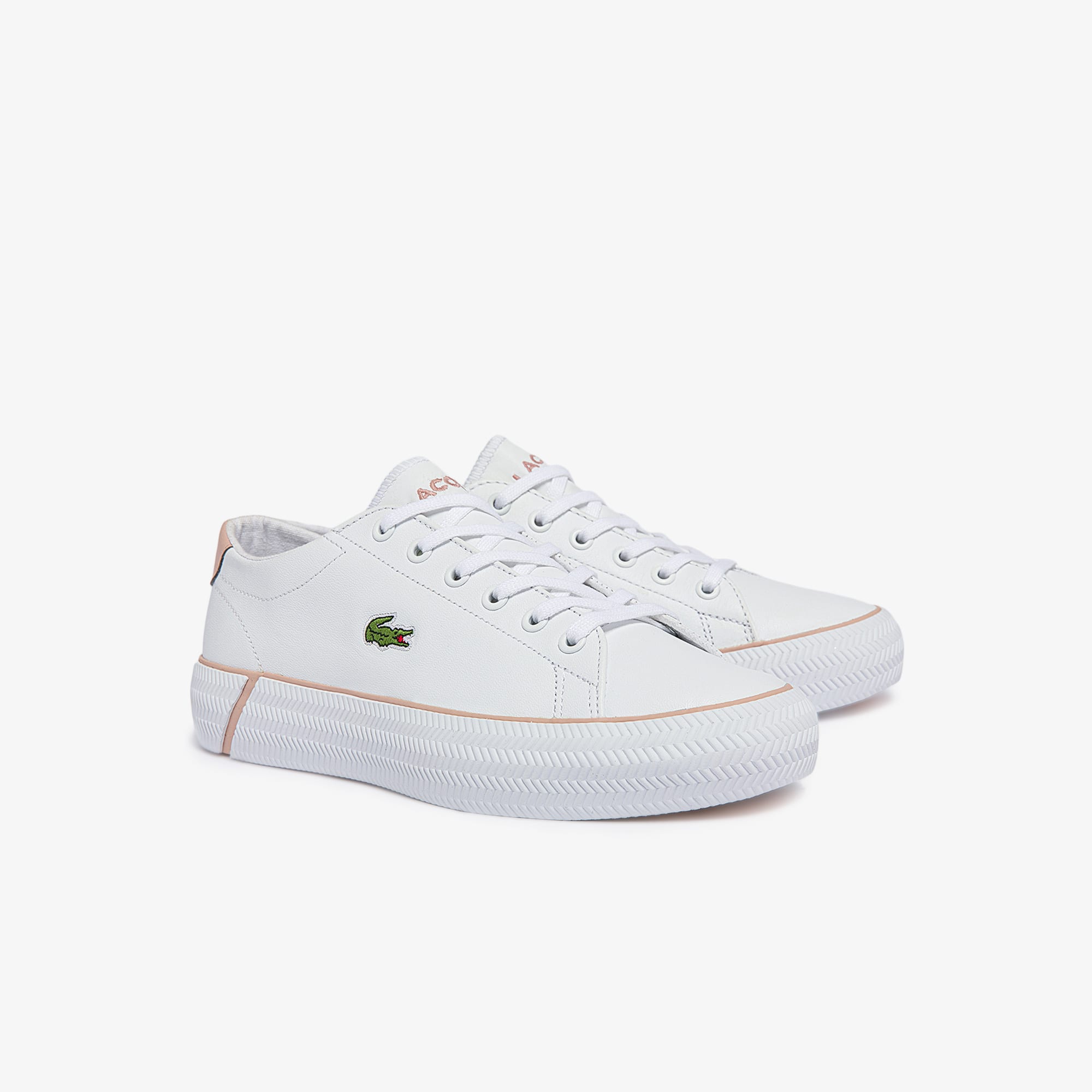 Sneakers Gripshot BL femme en cuir et synthétique Sneakers - Blanc - Lacoste - Femme