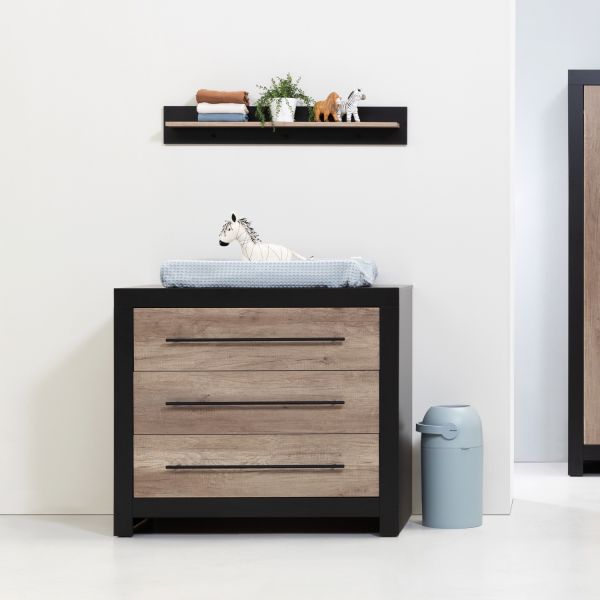 Europe Baby Vittoria Wandrek Zwart / Oldwood