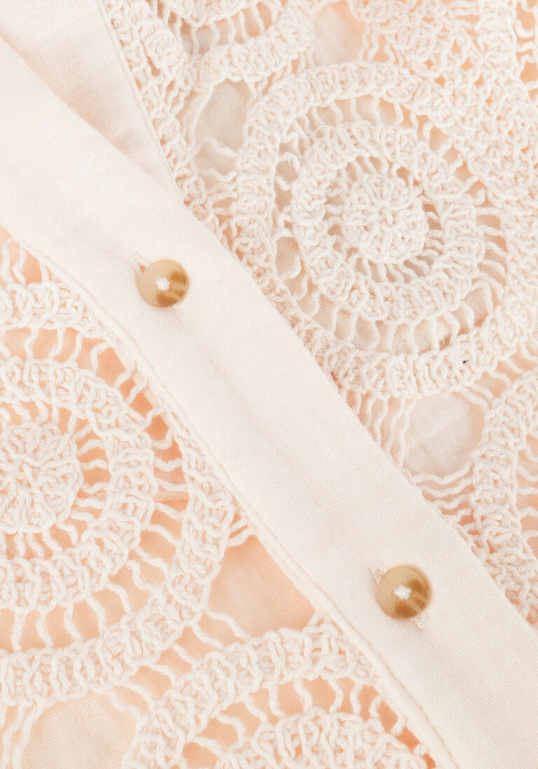 FREEBIRD witte freebird blouse wv-struct-crochet-cot-23-2