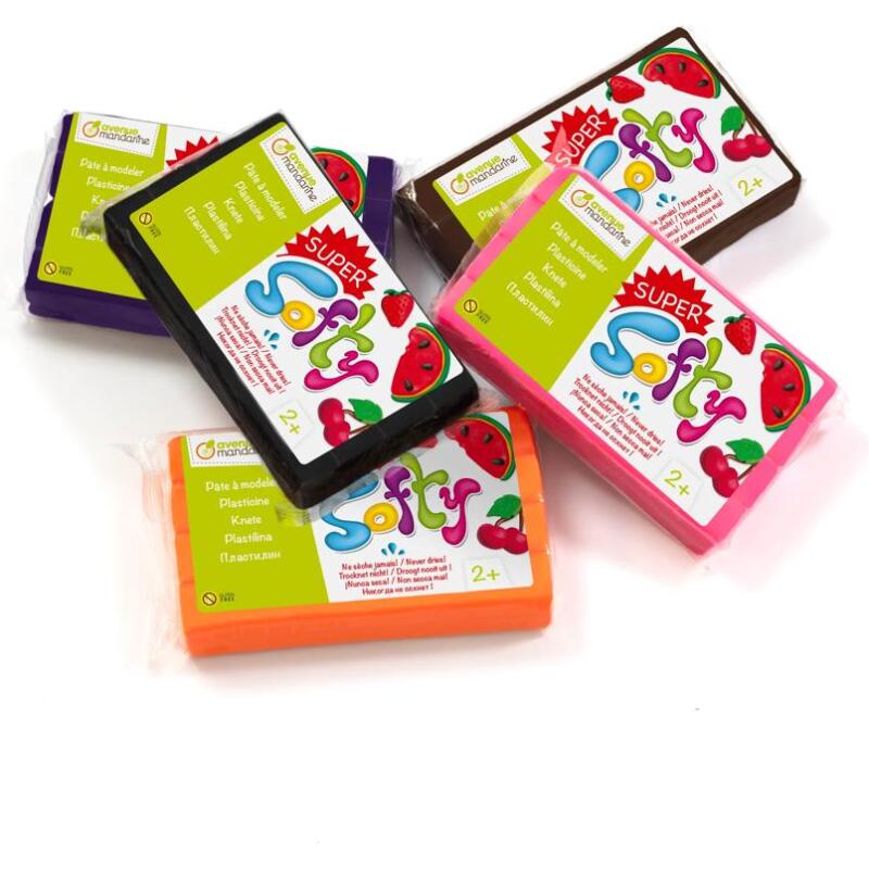 SuperSofty 5pains 350g coul.additionnel - Multicolore