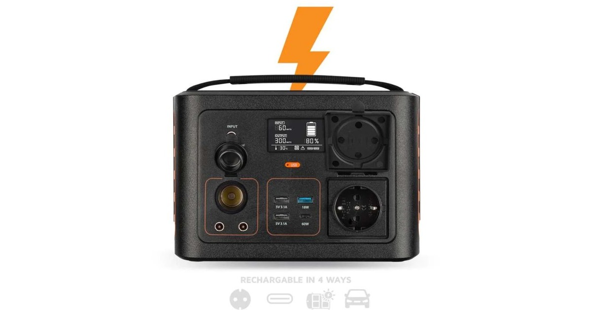 XtormXtreme Powerstation 300W  (Zwart/oranje)