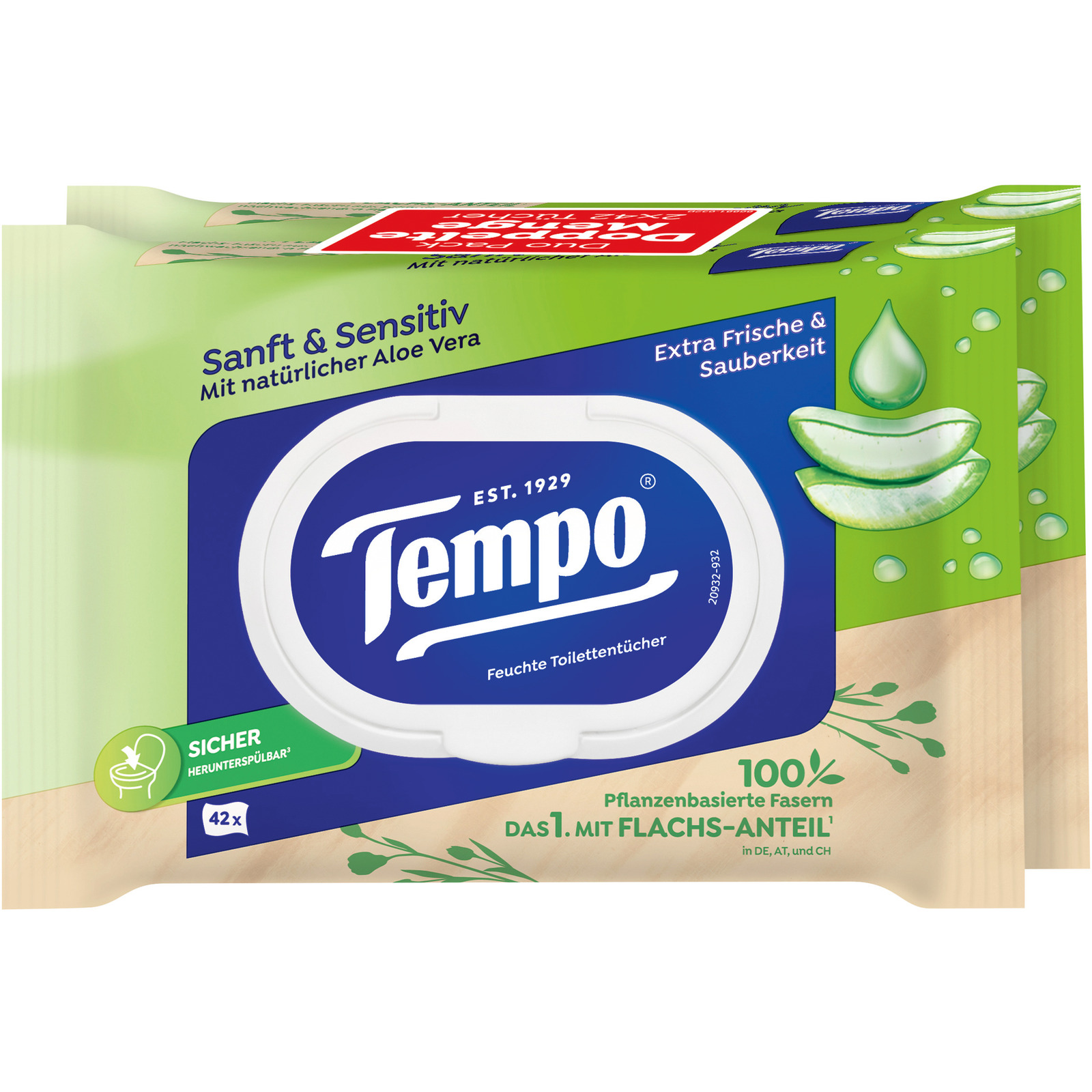Tempo Feuchttücher Sanft & Sensitiv