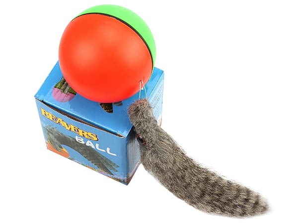 Elektrisk Katteleke / Leke for Katt - Rullende Ball med Ilder