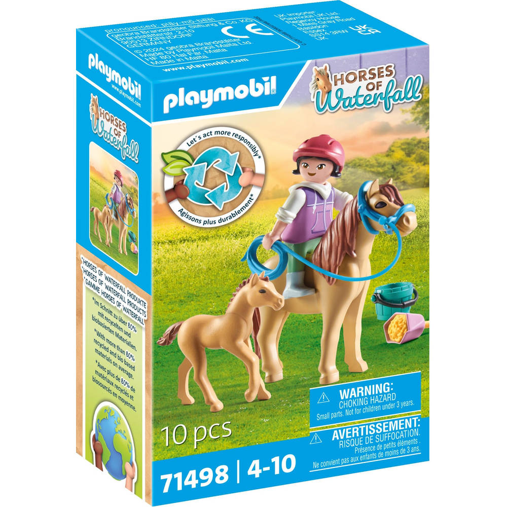 PLAYMOBIL Horses of Waterfall kind met pony en veulen 71498