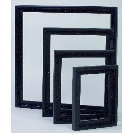 Svæveramme mat/sort 30 x 40 cm