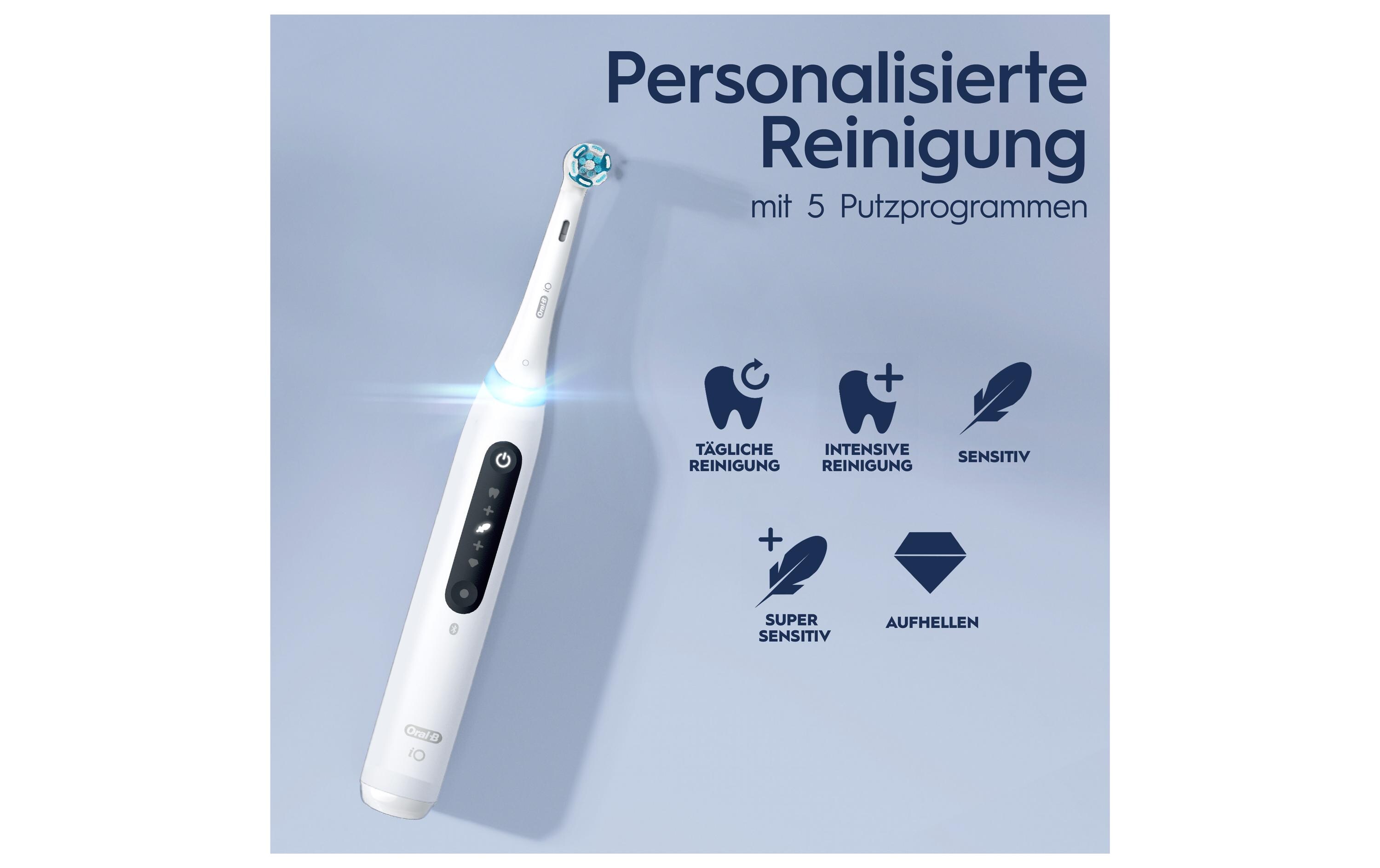 Rotationszahnbürste iO Series 5 Quite White<br>Elektrische Zahnbürste