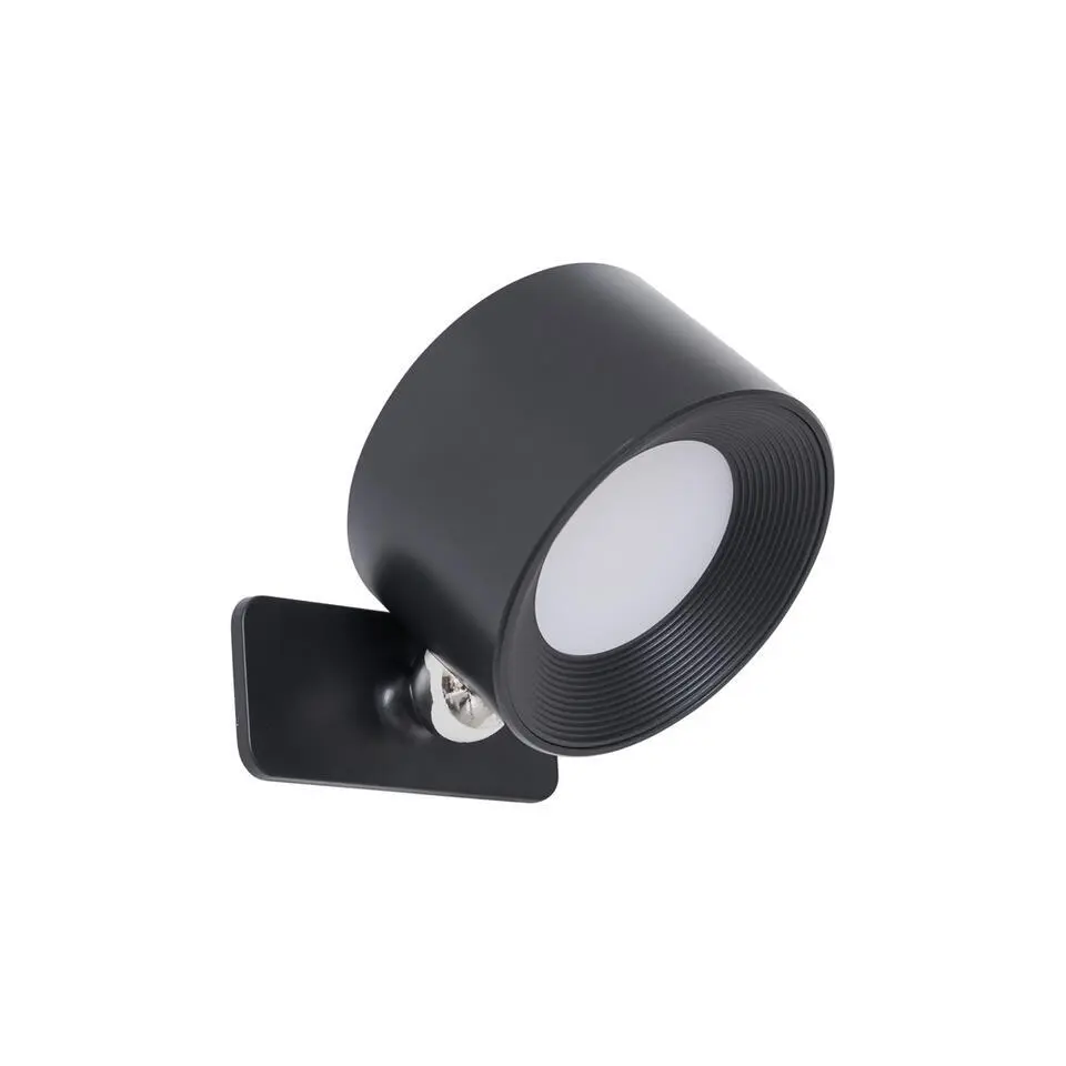 Qazqa wandlampen bright zwart geïntegreerde led