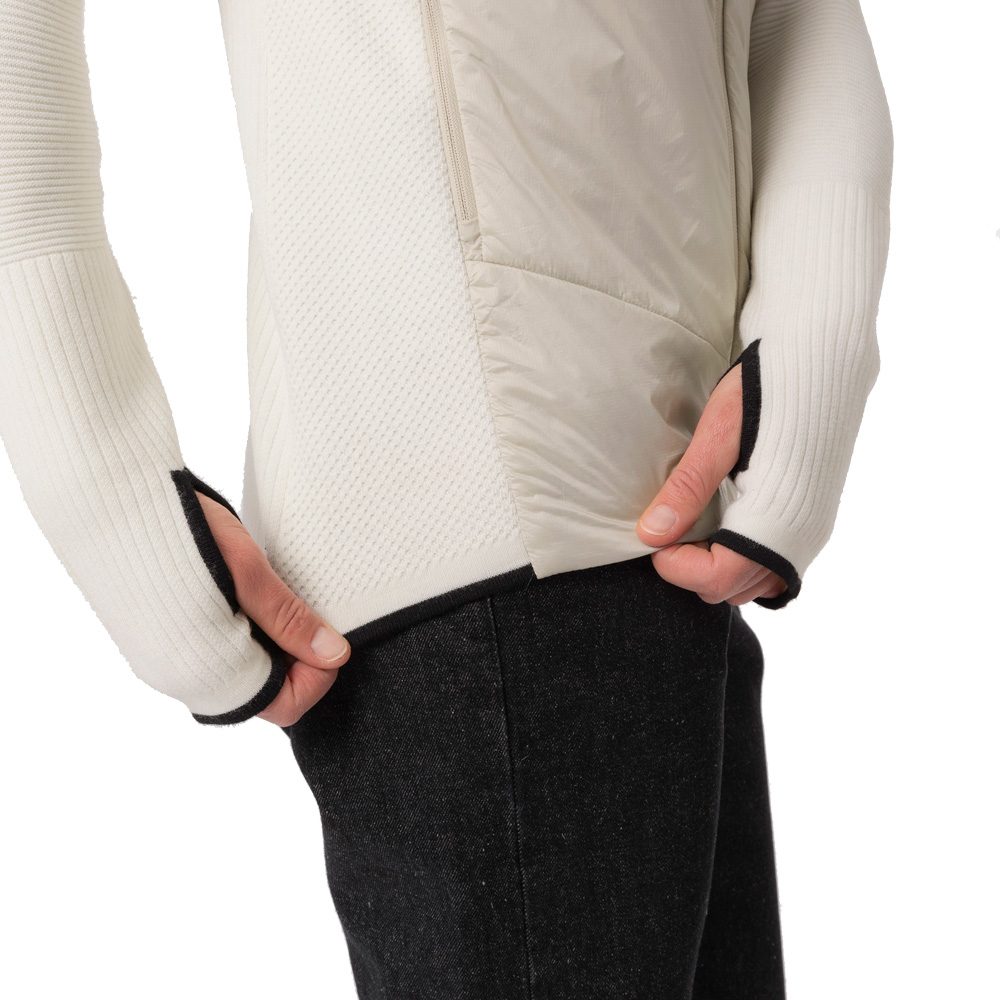 SALEWA Fanes Engineered Merino Hybridjacke Damen oatmeal