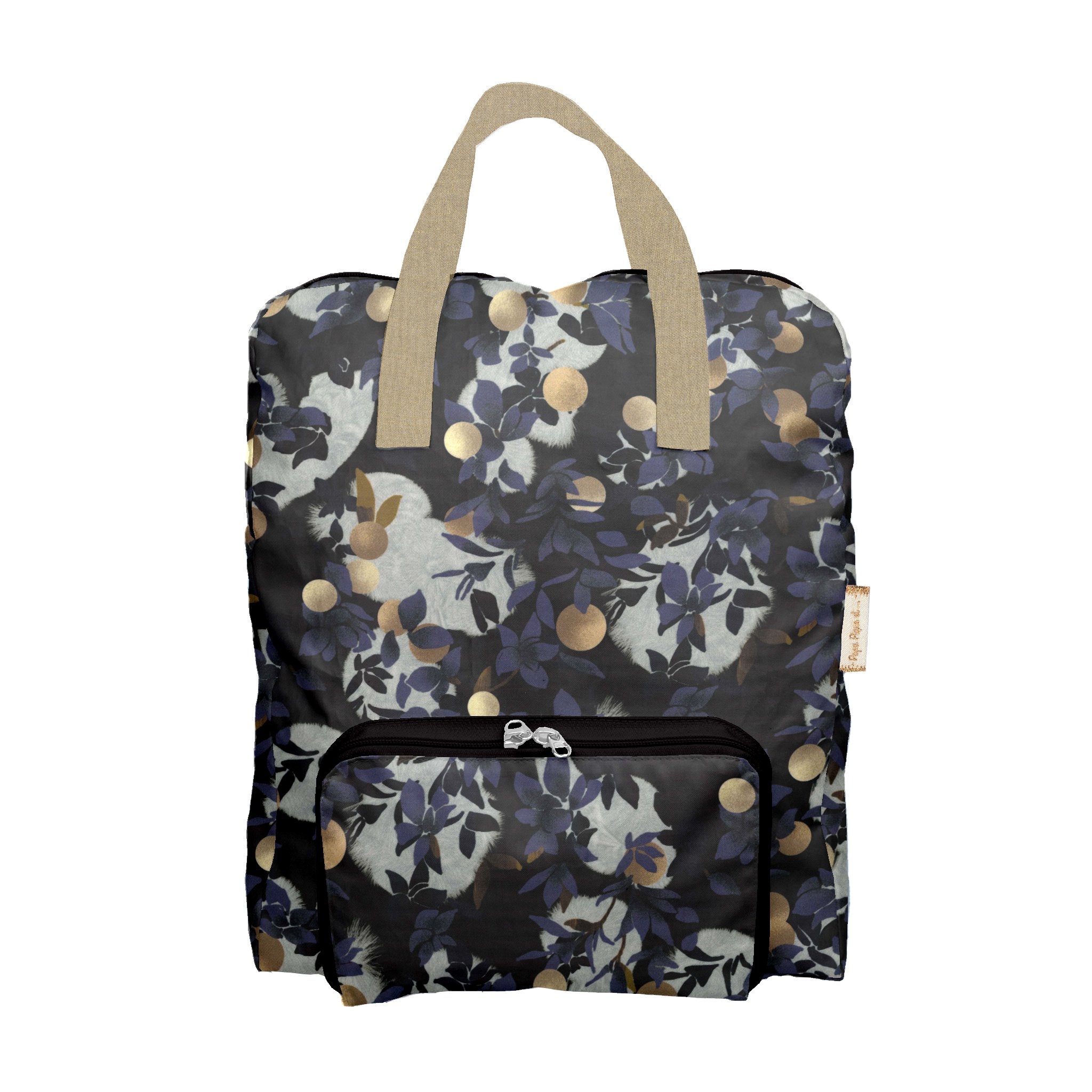 Sac À Dos Pliable Gaby Flocon Doré