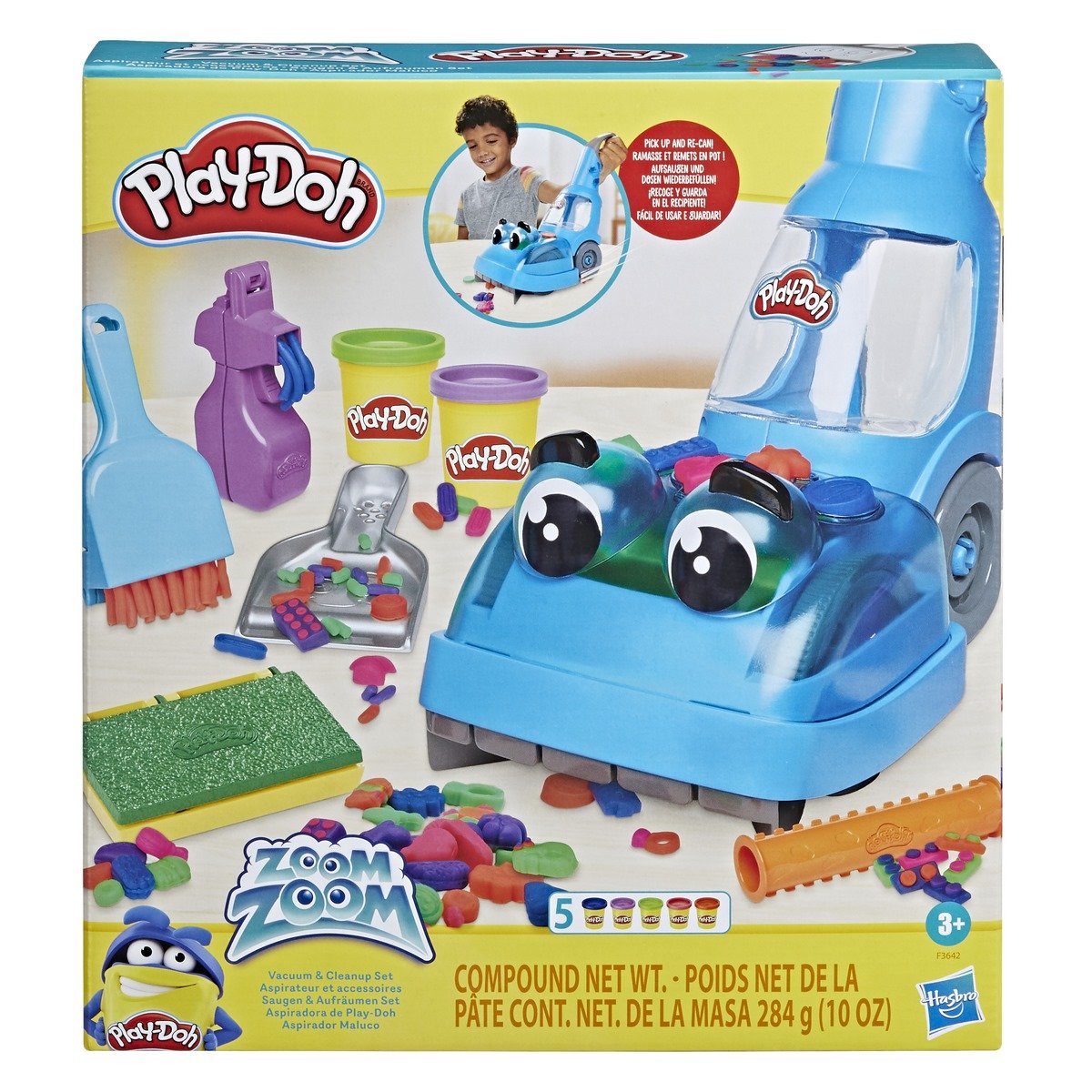 Ensemble aspirateur et accessoires play-doh