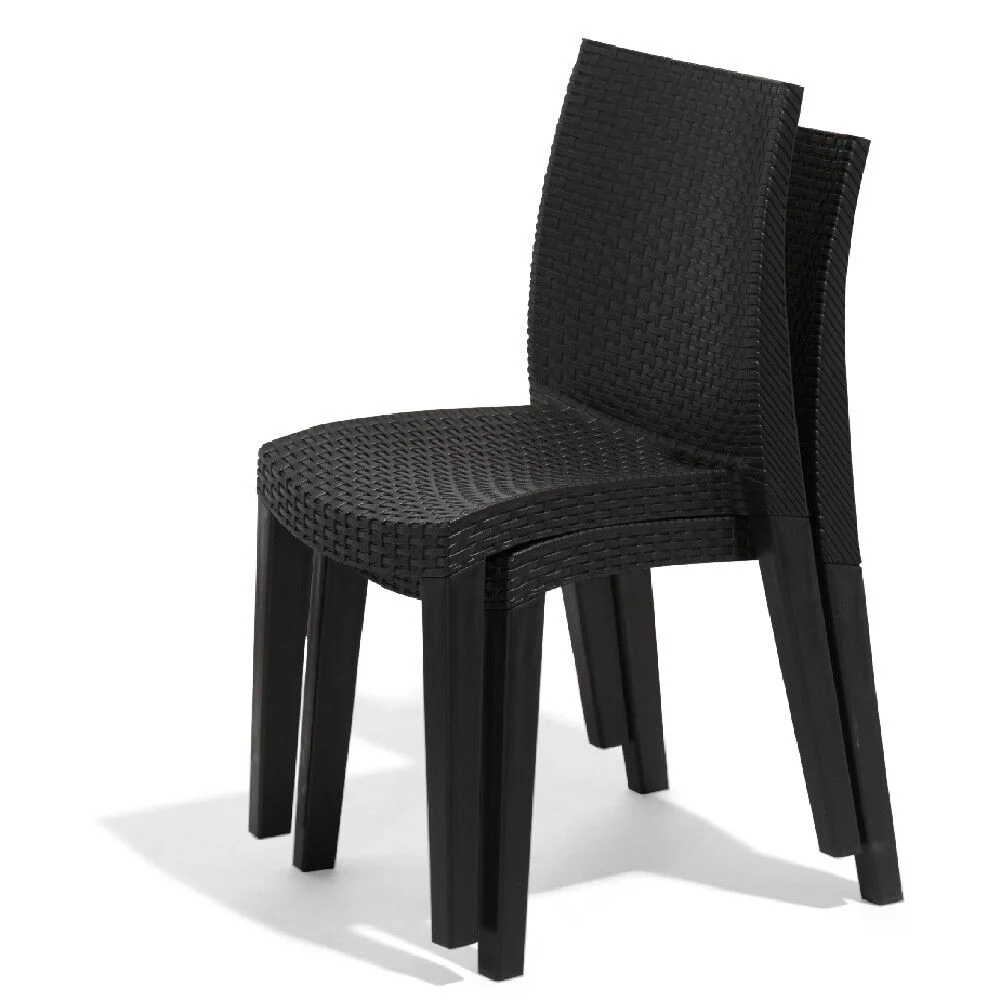Chaise de jardin Sydney gris anthracite