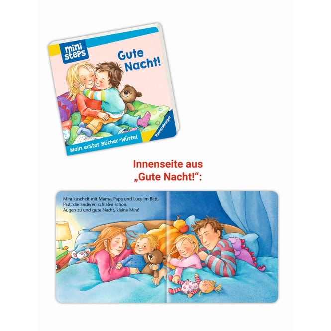 ministeps - Töpfchen, Schnuller, Gute Nacht - 6 Mini-Bücher im Set