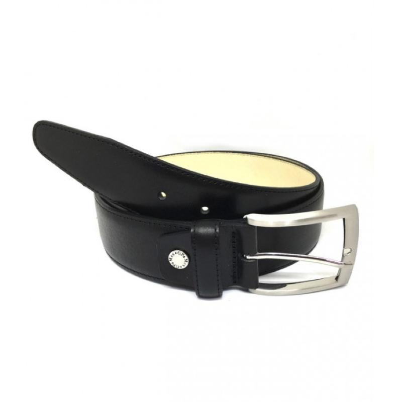 Milano Belts Heren Centuur Siena Zwart