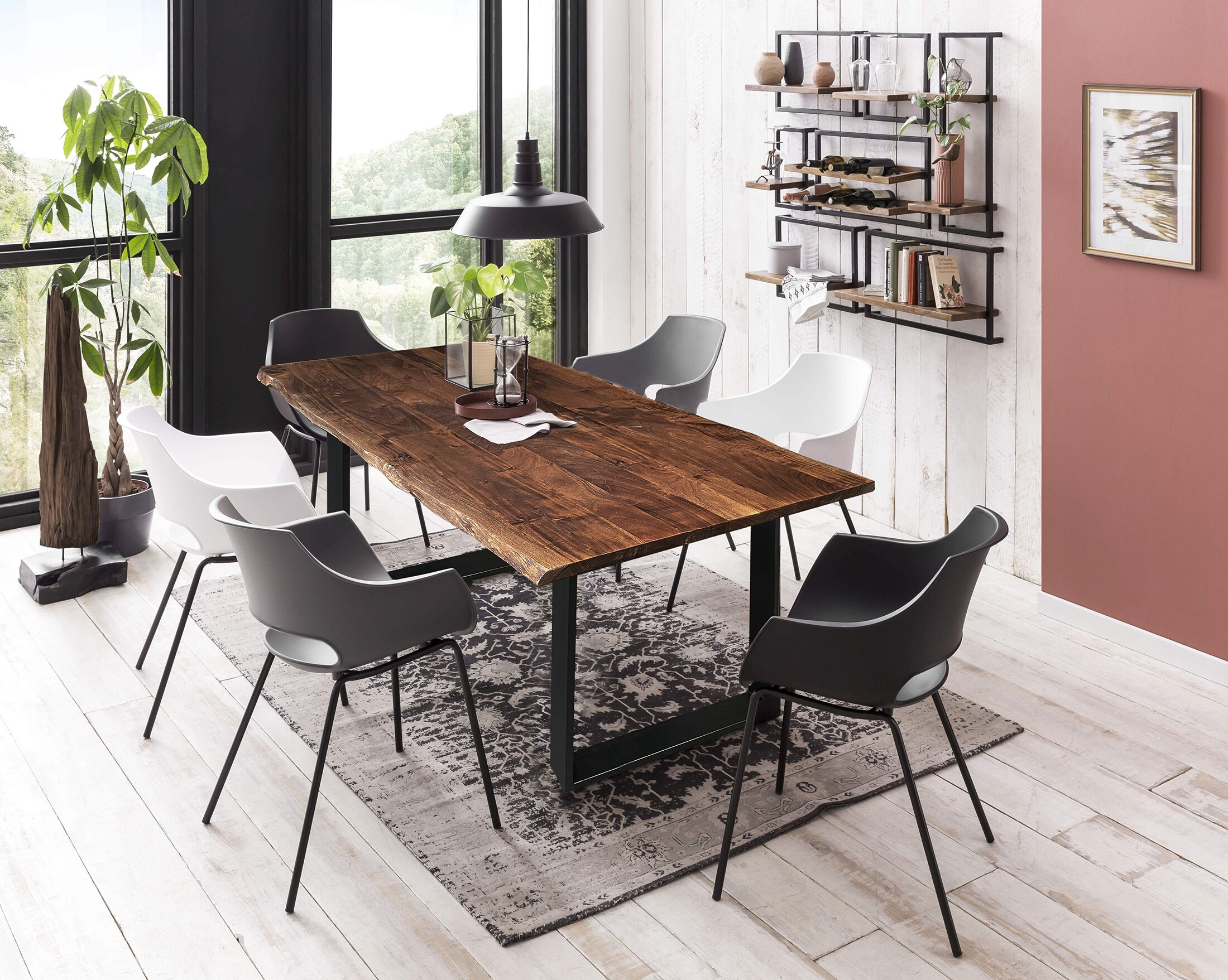 Tisch 140x80 Akazie Nussbaum Esstisch Küchentisch Esszimmer Küche Holztisch