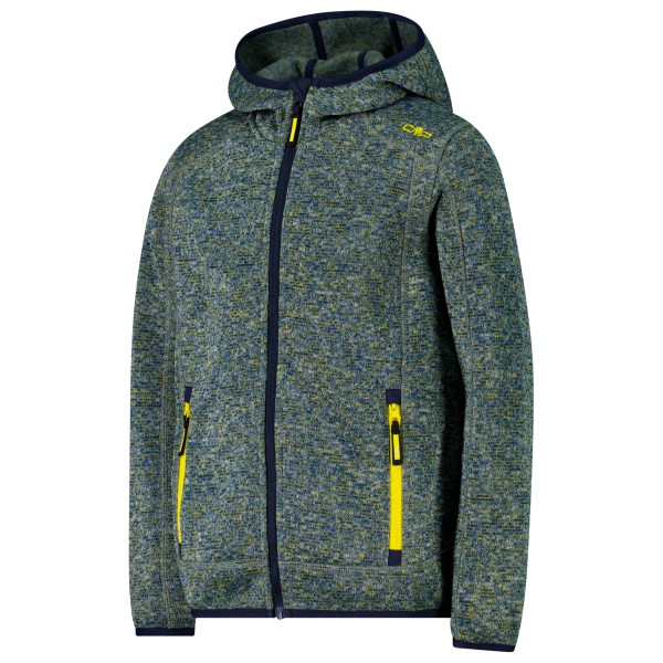 CMP - Boy's Jacket Fix Hood Jacquard Knitted - Veste polaire